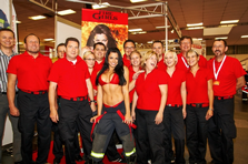 Heißer Einsatz auf der Retter-Messe, Österreich